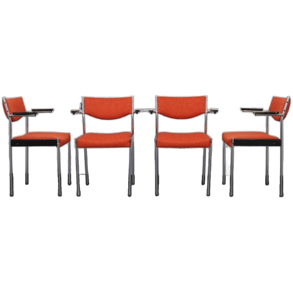 4x Dining Chair By Thereca, 1960s image 1
