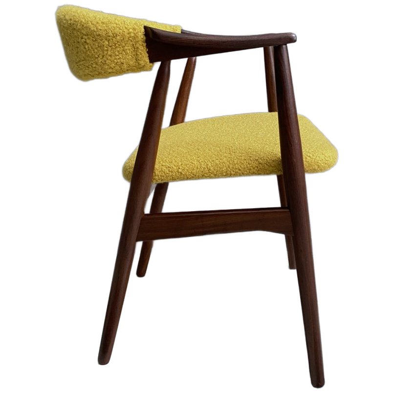 Thomas Harlev Chair Model 213 In Yellow Boucle image 1