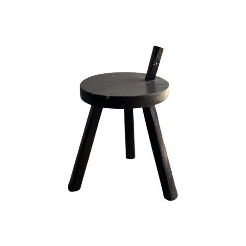 Vintage Tripod Stool, France 1960 image 1