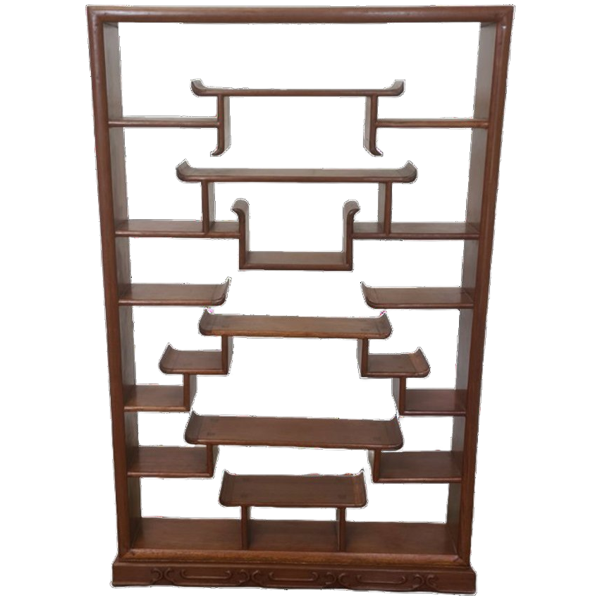 Chinees Hardhouten Etagère Meubel, 2e Helft 20e Eeuw image 1