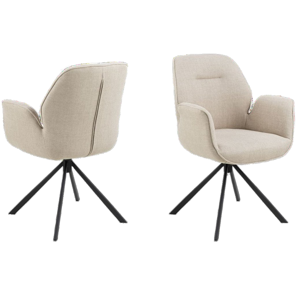 Arne Eetkamerstoel Met Arm - Beige image 1