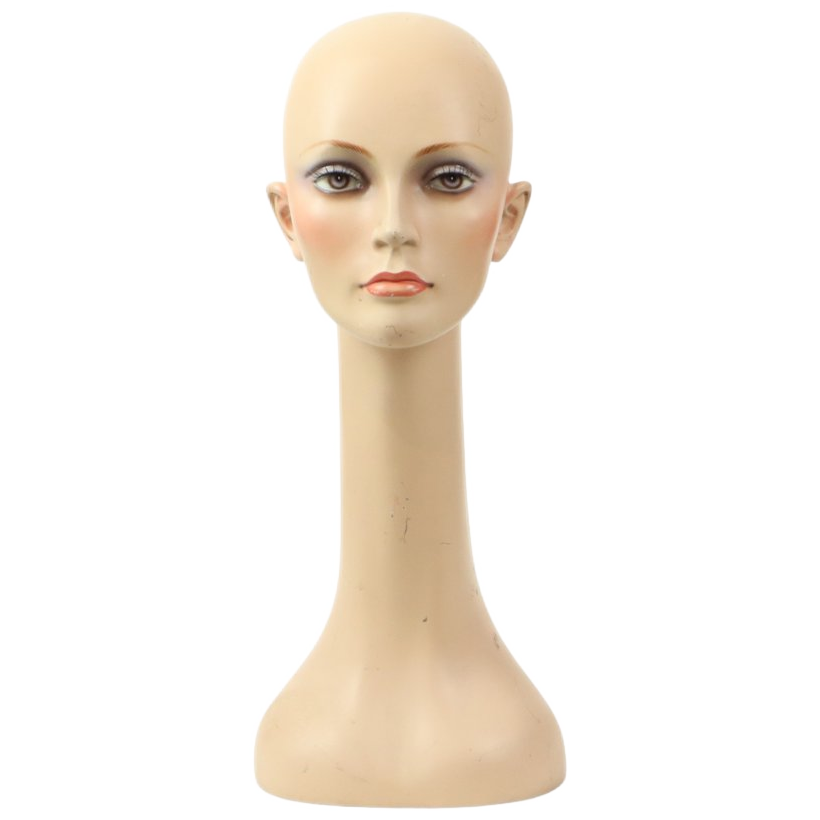 Vintage Mannequin Etalage Hoofd Buste Vrouw Paspop 52cm image 1