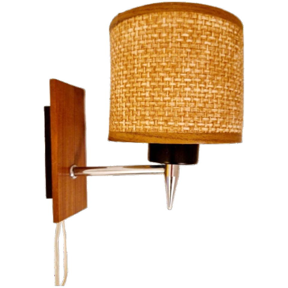 60's Vintage Wandlamp Jaren 60 Wand Lampje image 1