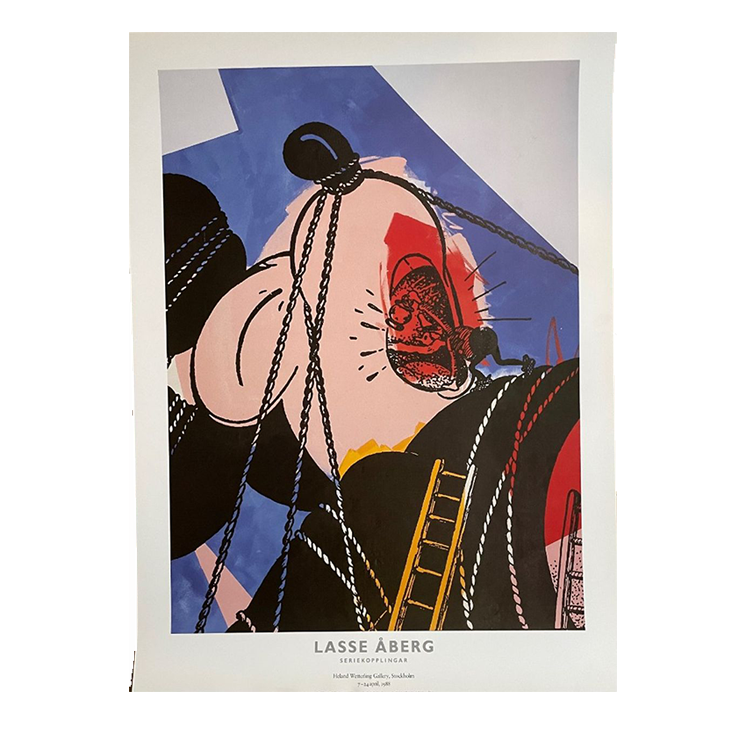 Lasse Åberg – "seriekopplingar", 1988. image 1