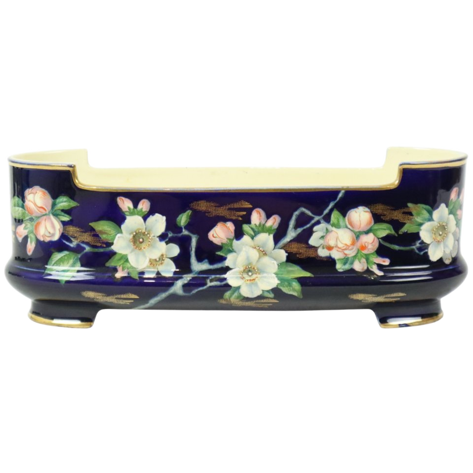 Villeroy & Boch Florale Art Nouveau Bloempot Taiping Circa 1900 image 1