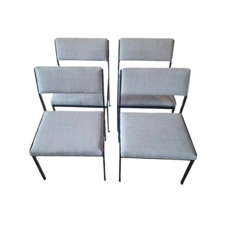 4 Vintage Pastoe Sm07 Eetkamerstoelen image 1