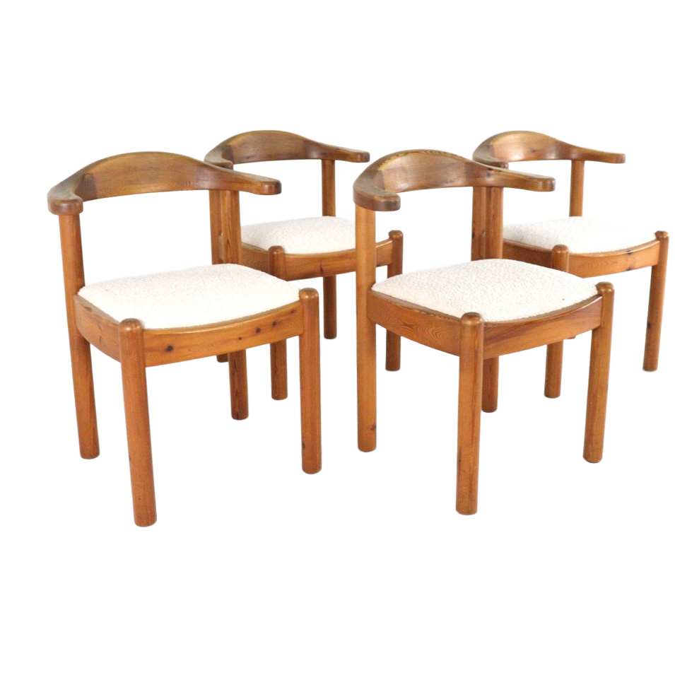 Set 4 Vamdrup Stoelen Eetkamerstoelen Deens Vintage Gestoffeerd image 1