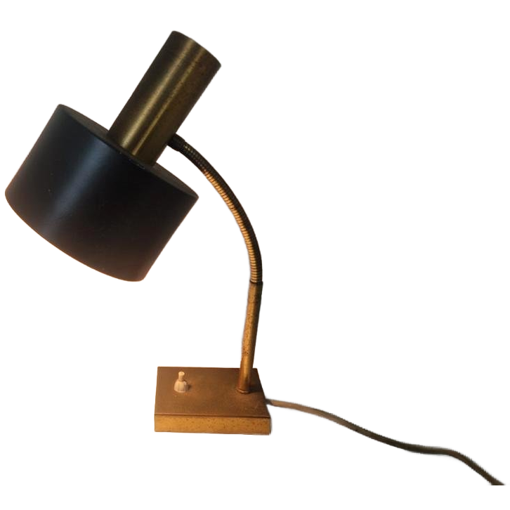 Vintage Messing Design Bureaulamp Jaren 60. image 1