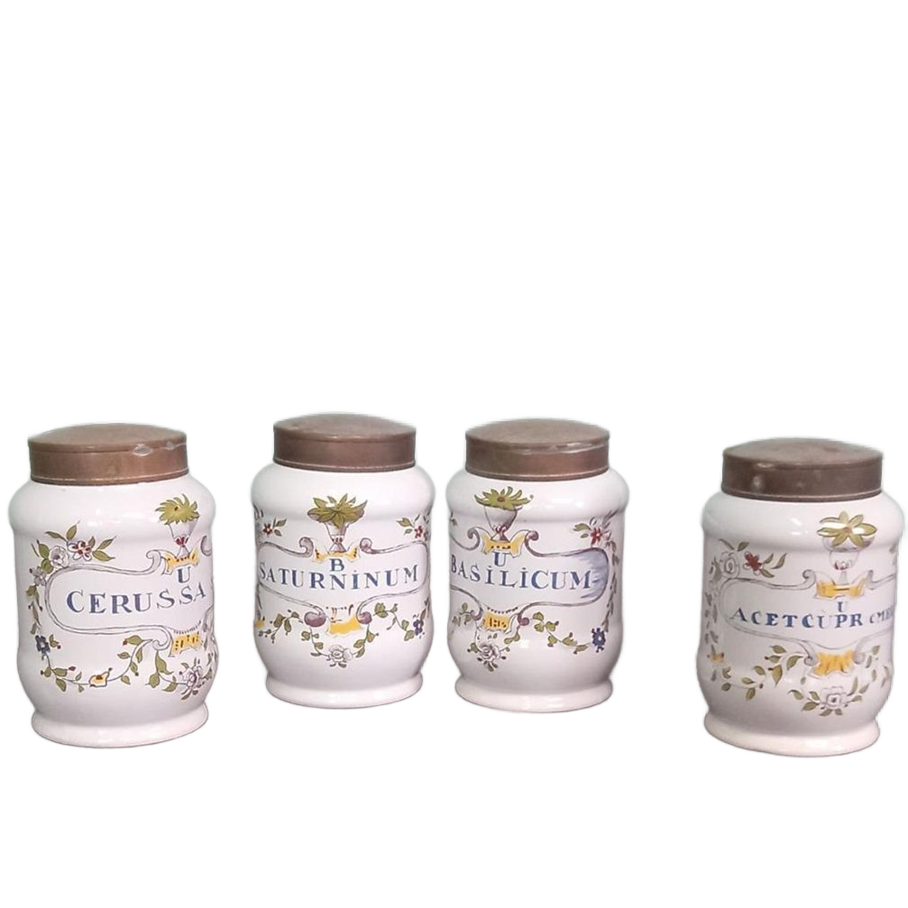 Antieke Clin Midi Apothekerspotten Uit Antwerpen image 1