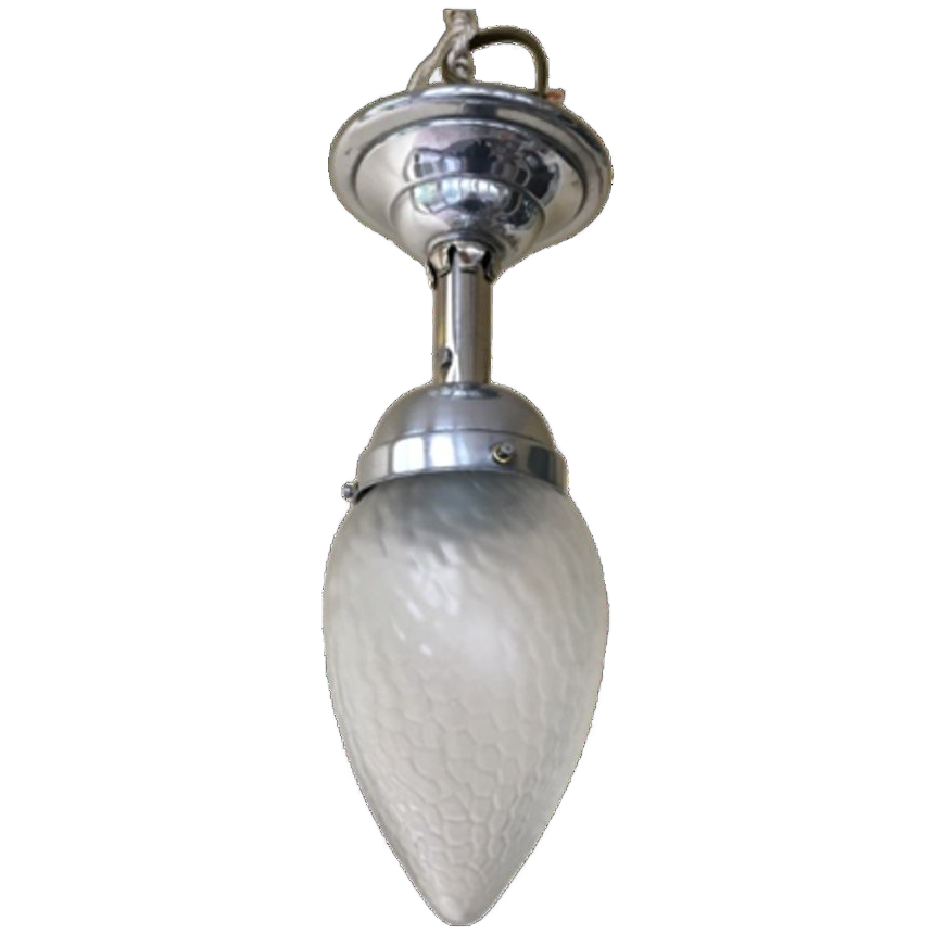 Hanglamp Wc Lampje Hallampje Art Deco 1930 Frans image 1