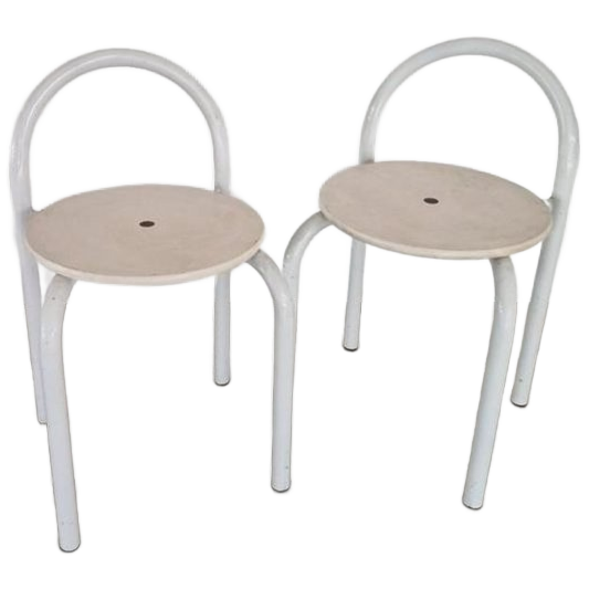 Postmoderne Italiaanse Design Stoelen Vintage Memphis. image 1