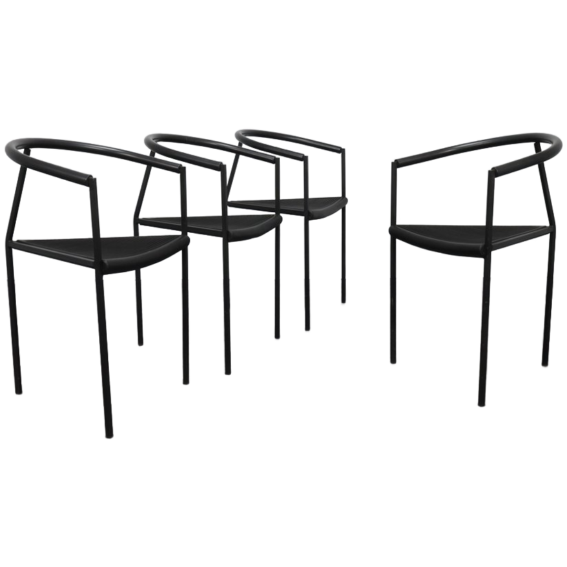 4x Rare Postmodern Dining Chair By Maurizio Peregalli For Zeus, 1980s image 1