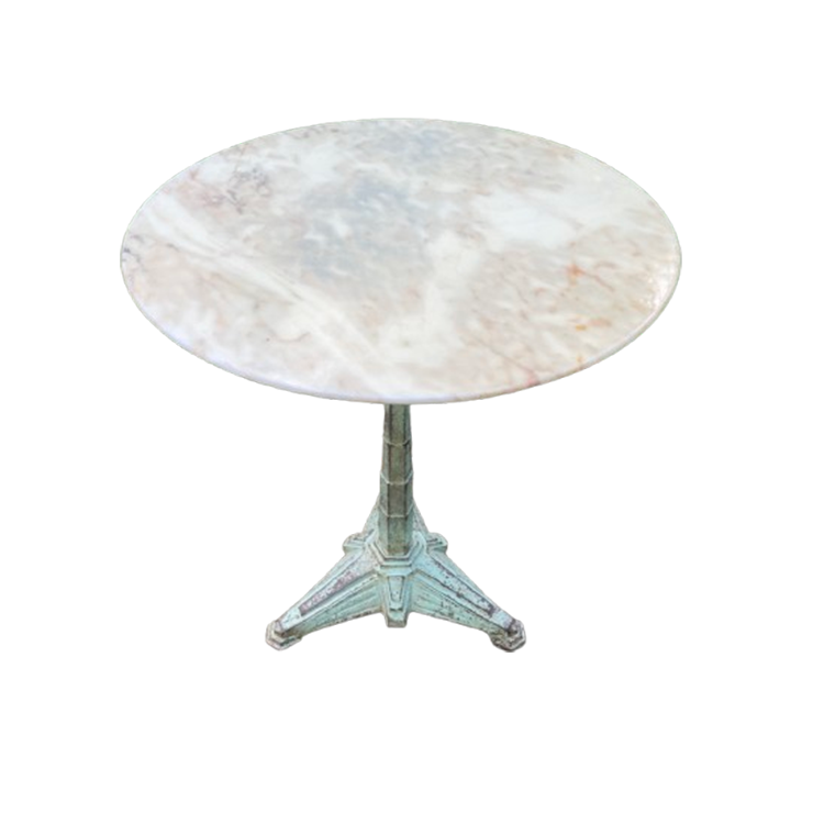 Schitterende Bistrotafel Tuintafel Met Marmer Art Deco 1930 Frans image 1