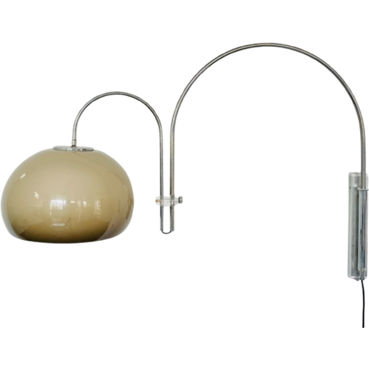 Vintage Artifort Double Arc Mushroom Space Age Wall Lamp image 1