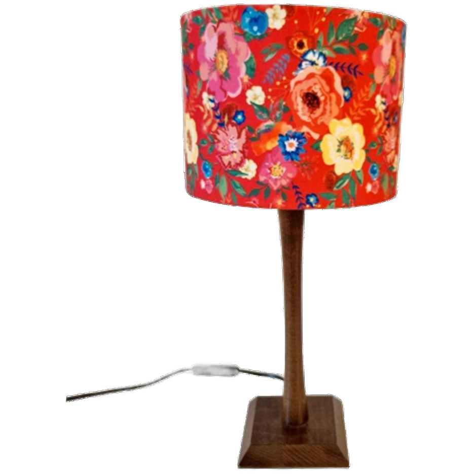 Retro Schemerlamp Bloemen Lampje image 1