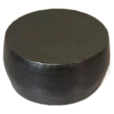 Zwarte Metalen Trommel Salontafel, Rond, 70 Cm image 1