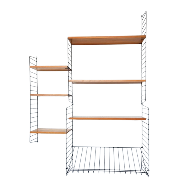 Wandmeubel Nisse Strinning Voor String Furniture, Denemarken 1960 image 1