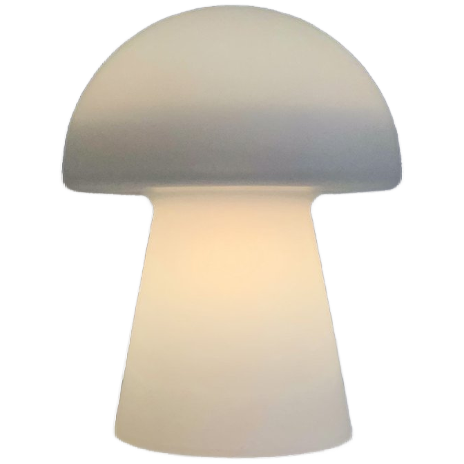 Vintage Space Age Mushroom Glazen Lamp image 1