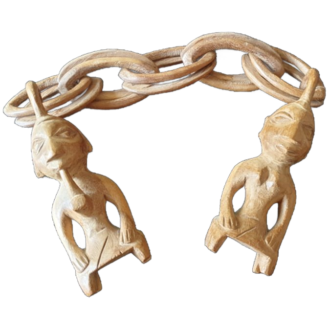 Afrikaanse Houtsnijwerk Bruidsketting Bruiloftsketting image 1
