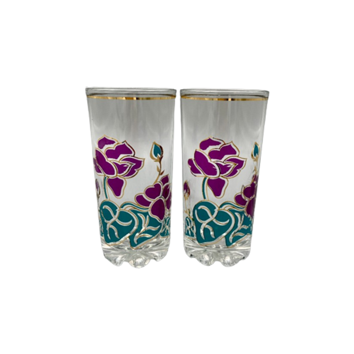 Set Vintage Longdrink Glazen Italy image 1