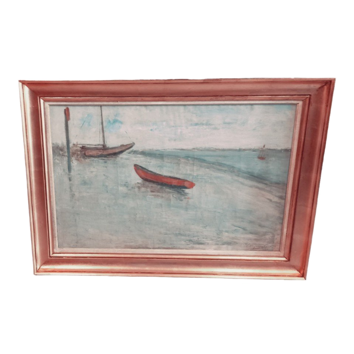 Karel Heymans (1899-1974) Bootjes Aan Het Strand image 1