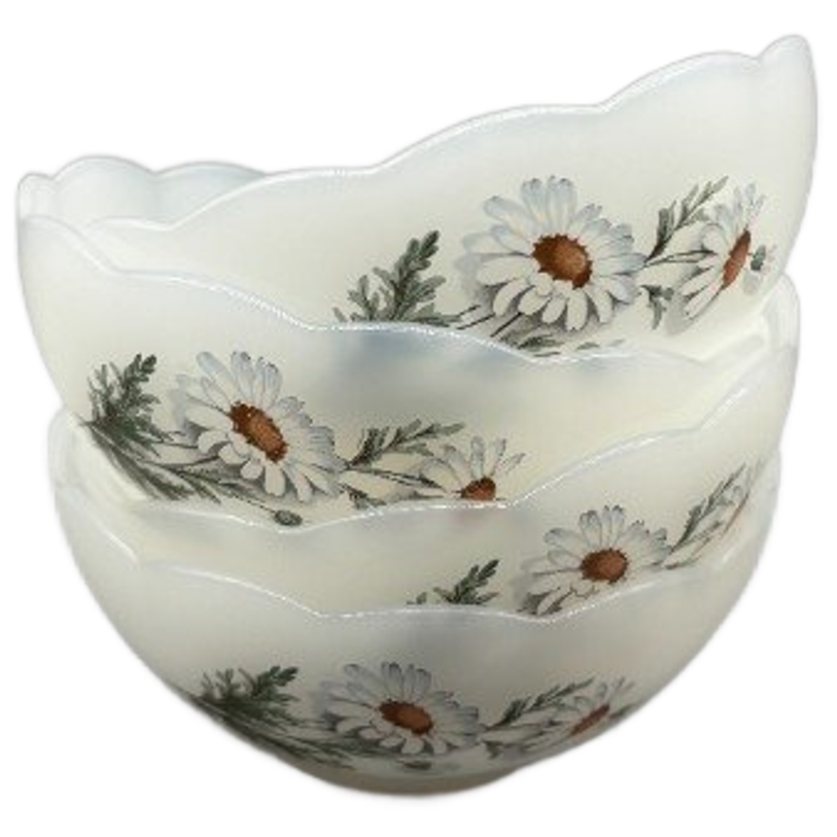 Set Arcopal Schaaltjes Daisy 4 Stuks 70's image 1