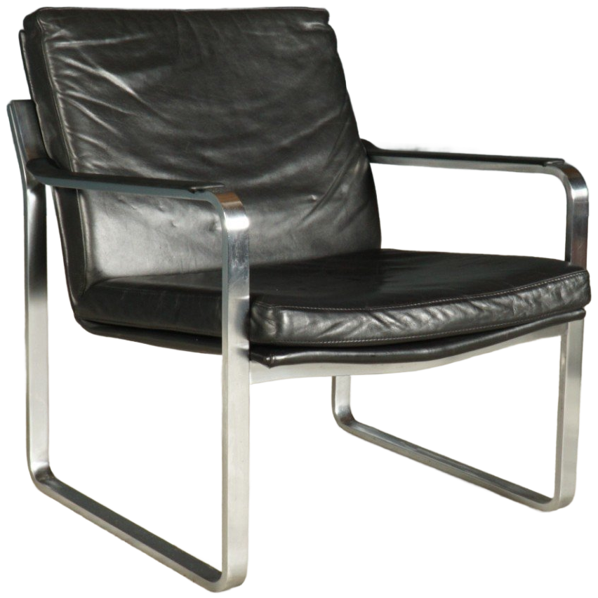 Vintage Lederen Designfauteuil – Walter Knoll – Jaren 60 image 1