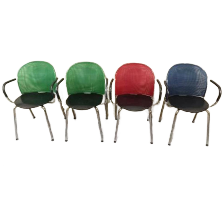 6 Postmodern Orta Stoelen, Christoph Hindermann, Dietiker image 1