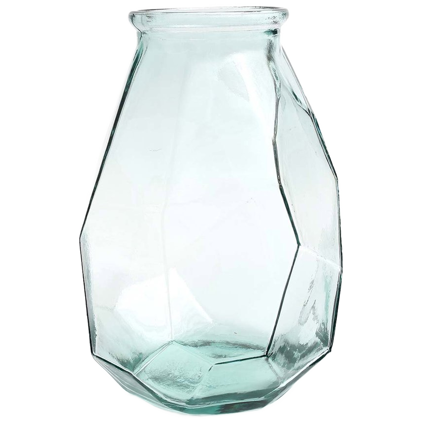 Bazar Bizar | De Long Origami Vaas - Blauw image 1