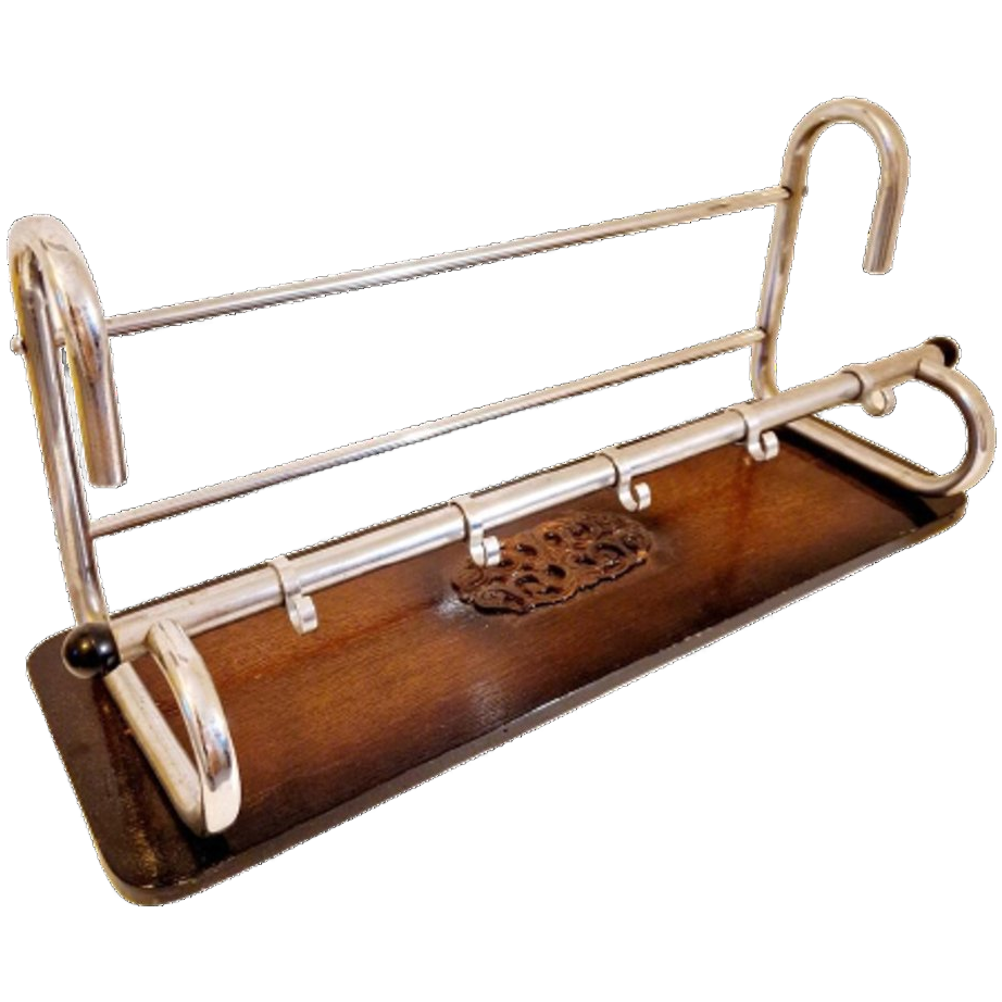 Vintage Houten Kapstok Jaren 40 image 1