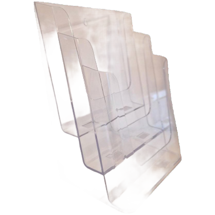 Plexiglas Wand Lectuurbak Wandrekje Wandrek A4 Houder image 1