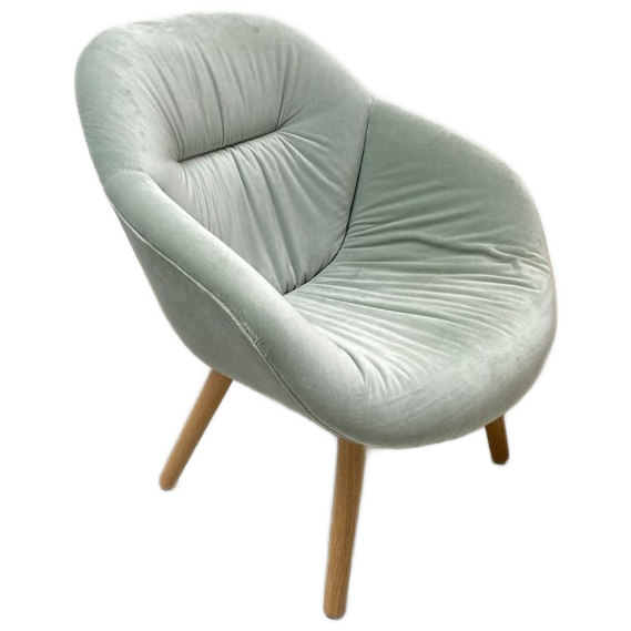 HAY About A Lounge Chair High /soft Aal92 Fauteuil,onderstel Hout image 1