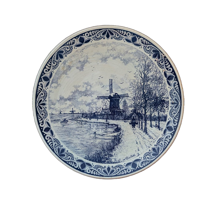Mooi Delftsblauw Wandbord 39cm image 1