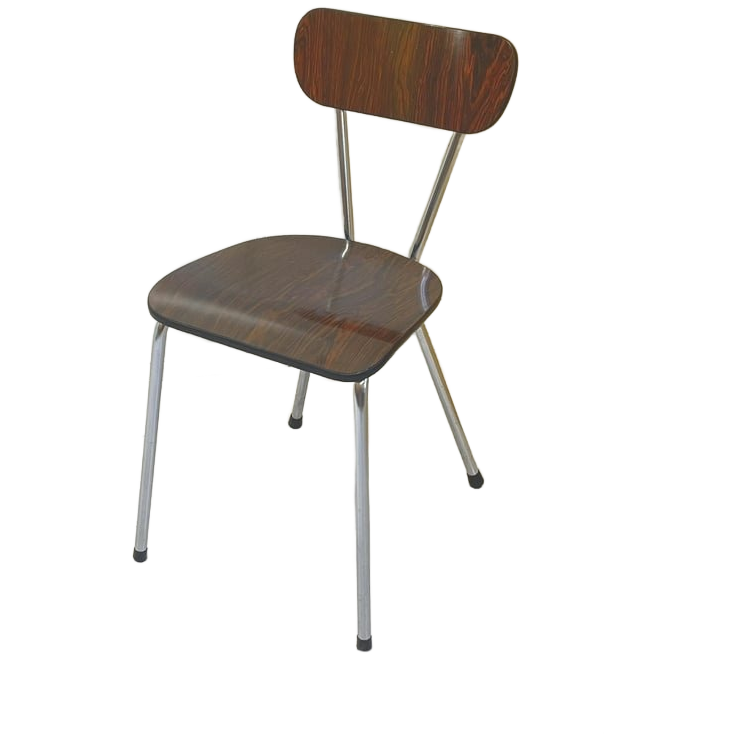 Vintage Keukenstoel Rosewood Formica Sixties image 1