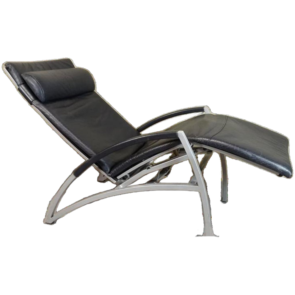 Vintage Interprofil 'pax' Design Leren Recliner Fauteuil image 1
