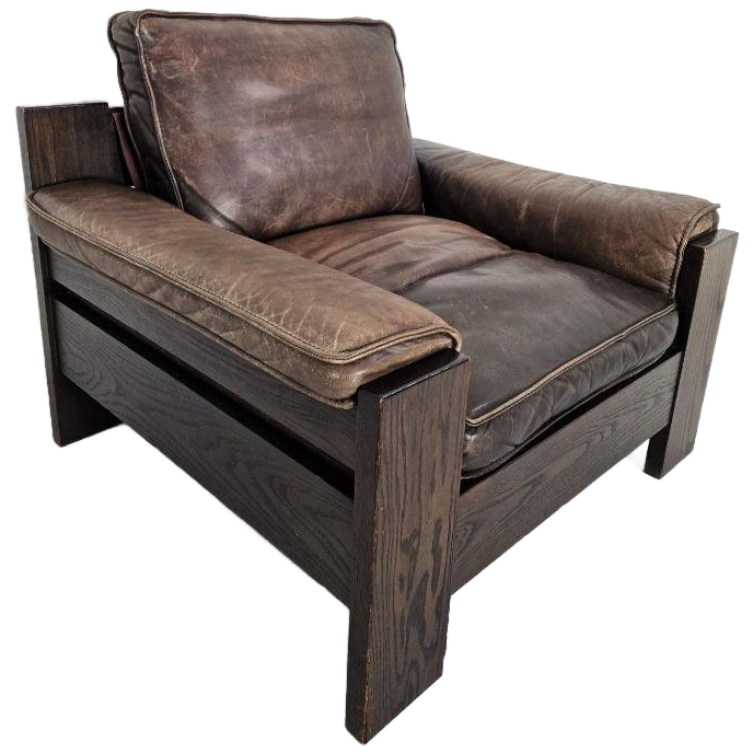 Brutalist Lounger Harry De Groot Voor Leolux image 1