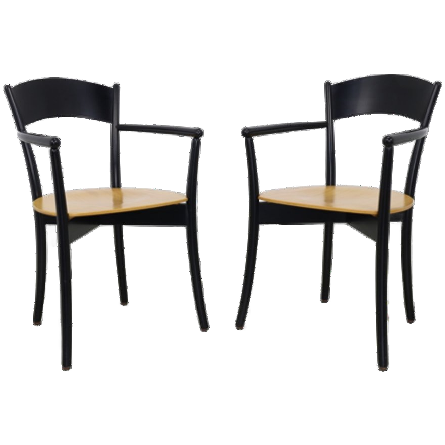 2x Vintage Italiaanse Eetkamerstoel image 1