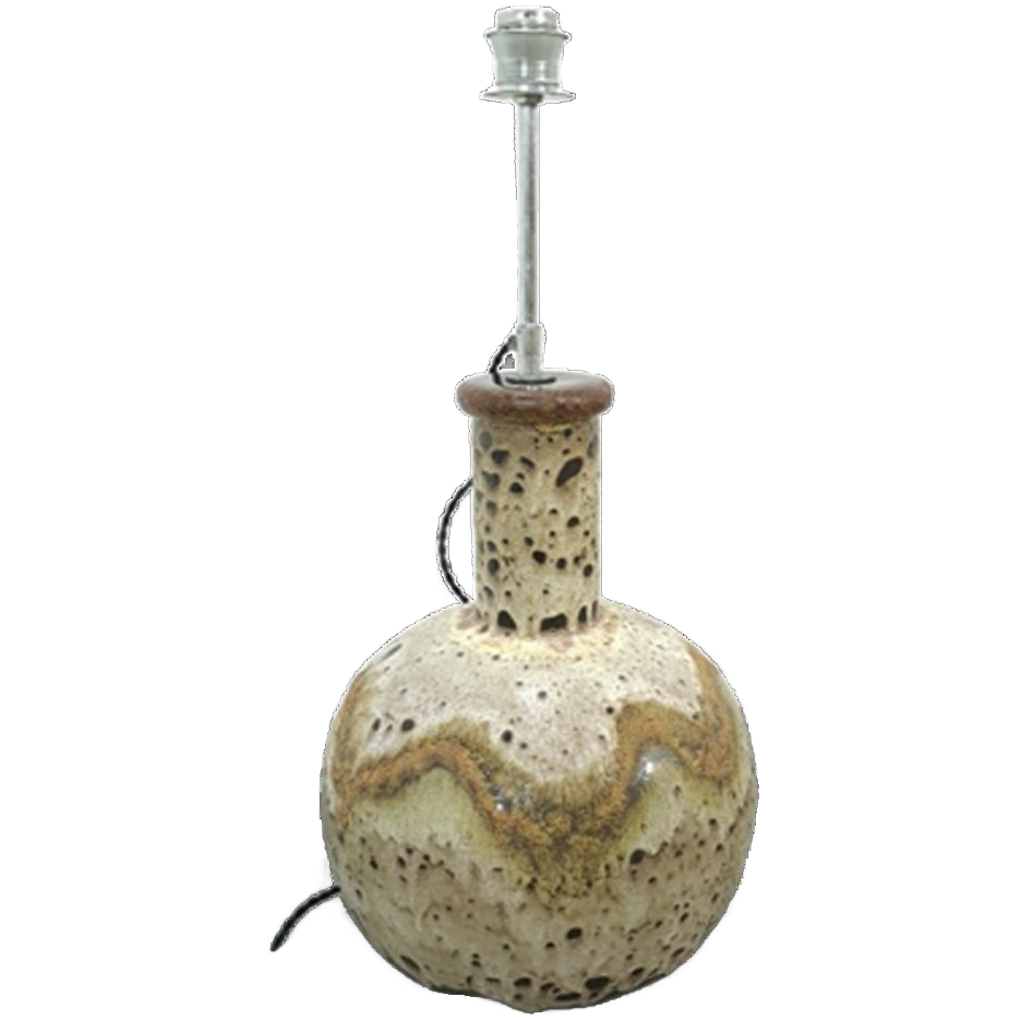 Oude Aardewerk Lampenvoet, Vloerlamp image 1