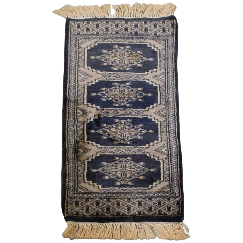 Leuk, Subtiel Sierkleedje/ Loper Met Blauw En Beige Tinten 71x32cm image 1