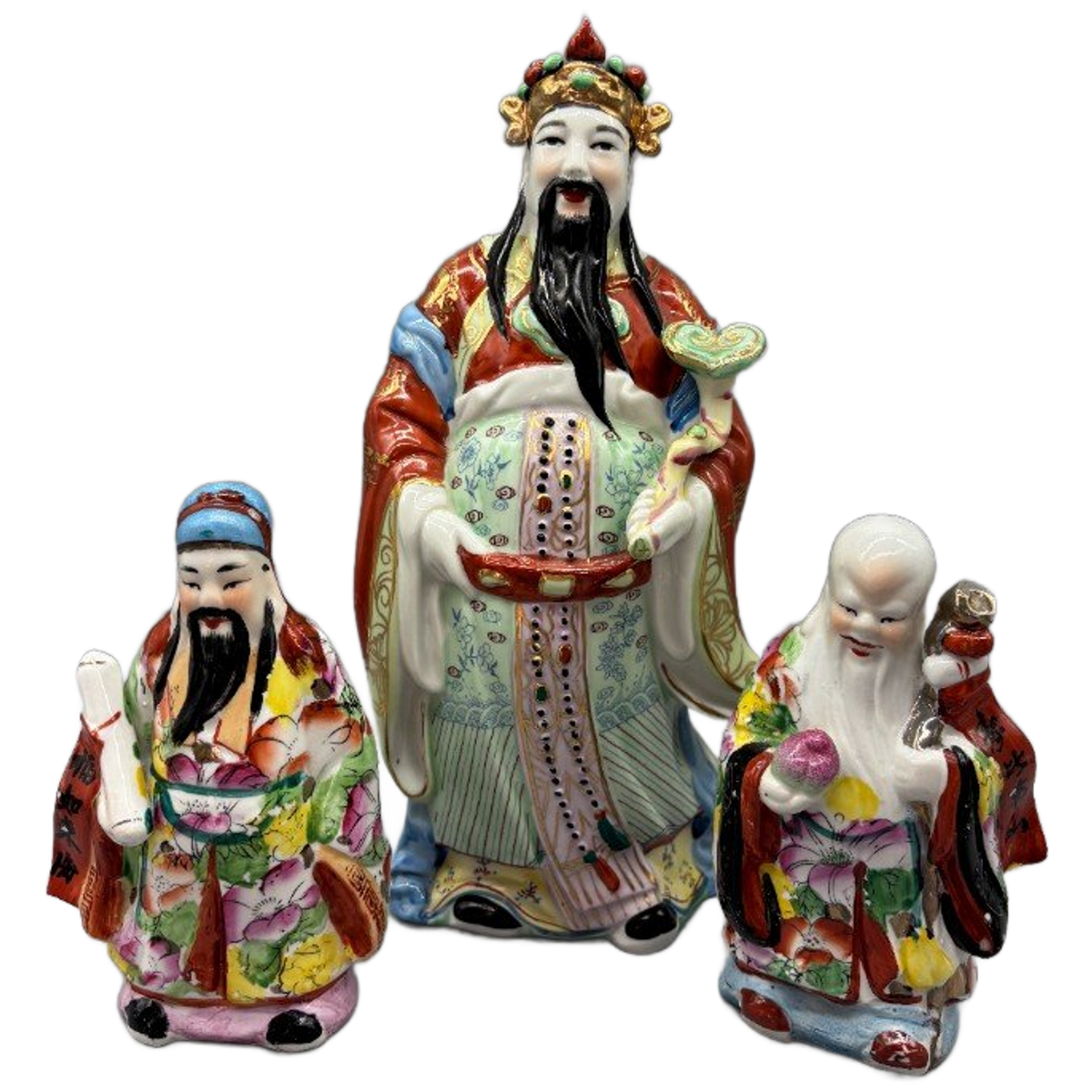 Set Chinese Goden Fu Lu Shou image 1