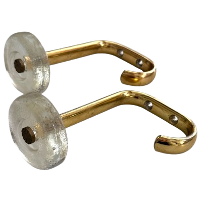 Wand-Haken Van Glas En Aluminium image 1