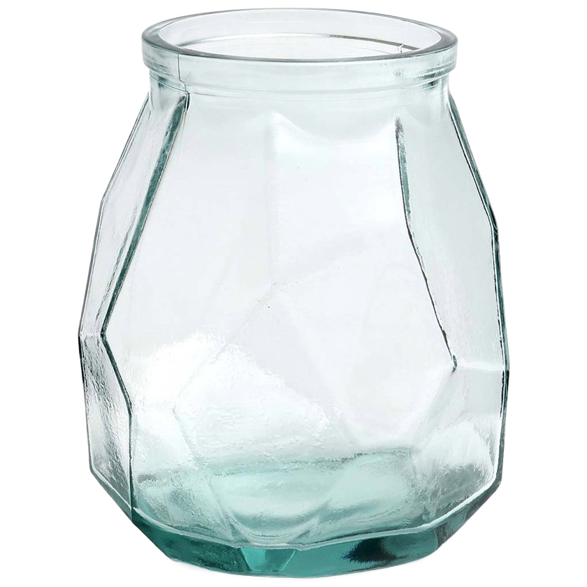 Bazar Bizar | De Wide Origami Vaas - Blauw image 1