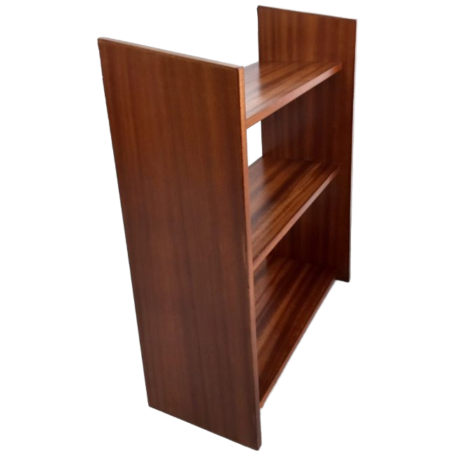 Jaren 50/60 Scandinavisch Wandmeubel Wandrek (teak-grenen-fineer) image 1