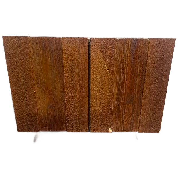 Vintage Hangende Muurkast / Wandkast In Hout image 1