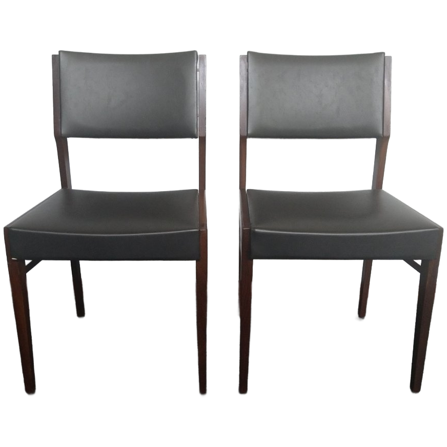 2x Teak Eetkamerstoelen image 1