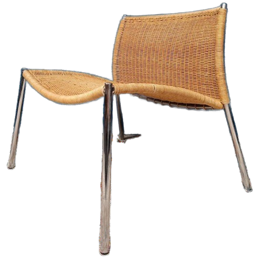 Vintage Rotan Fauteuil image 1