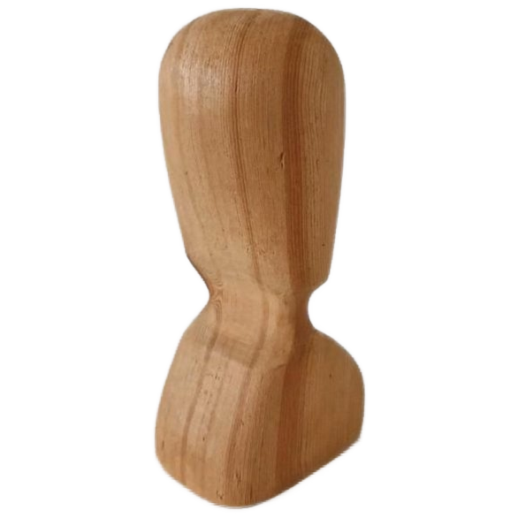 Vintage Houten Buste Beeldje Houtsnijwerk image 1