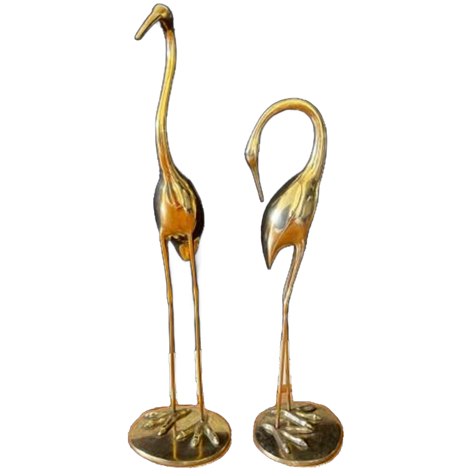 Set Messing Kraanvogels Regency image 1