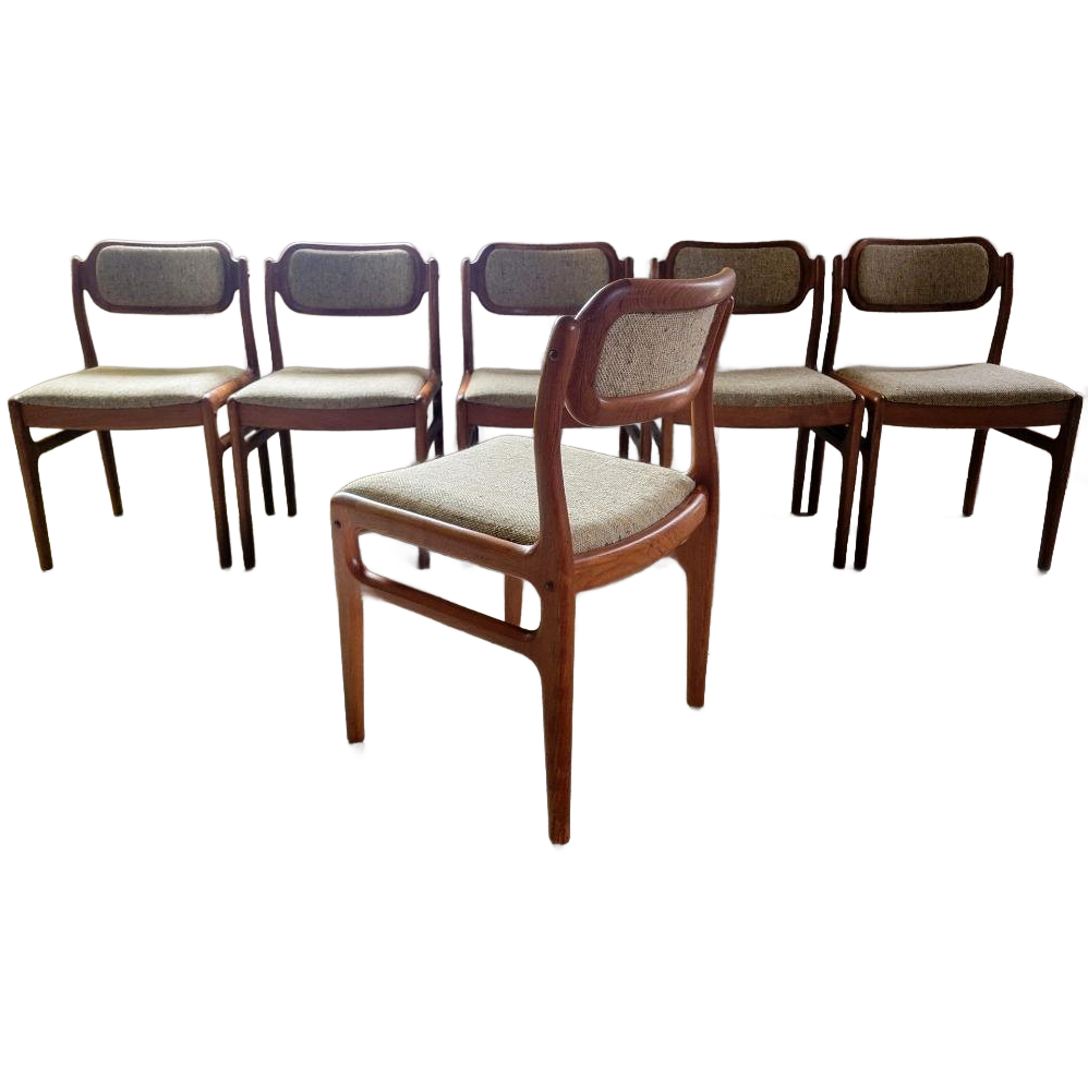 Set Van 6 Eetkamerstoelen Van Johannes Andersen Voor Uldum image 1