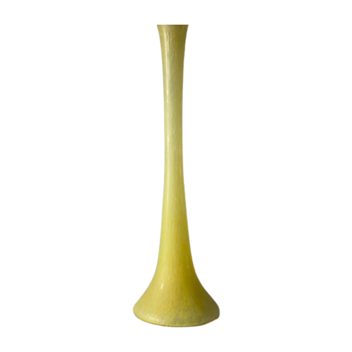 Tall Minimalistic Yellow Vase Vaas Reliving